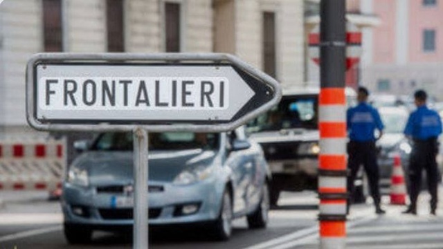 Frontalieri al contrario, brusca frenata...